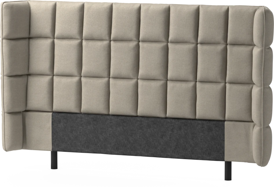 Delux Rutig - Sänggavel, 120-180 cm - Beige