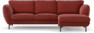 Madison - 2-sits soffa med schäslong höger - Rosa