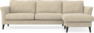 Bridge - 3-sits soffa med schäslong höger - Beige