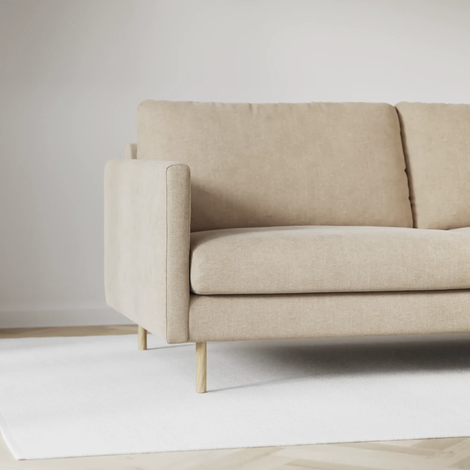 Madison Lux - Hörnsoffa med schäslong höger - Beige