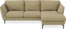 Madison - 2-sits soffa med schäslong höger - Gul