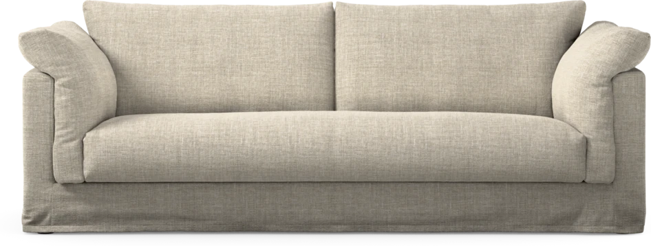 Cherrie Klädsel - Klädsel till 3-sits soffa, hel dyna - Beige