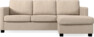 Nevada - 3-sits soffa med flyttbar schäslong - Beige