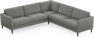 Bridge - Hörnsoffa, 3+3-sits - Grå