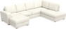 Friday - 3-sits soffa med schäslong vänster och divan höger - Vit