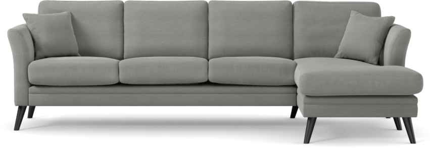 Eden - 3-sits soffa med schäslong - Grå