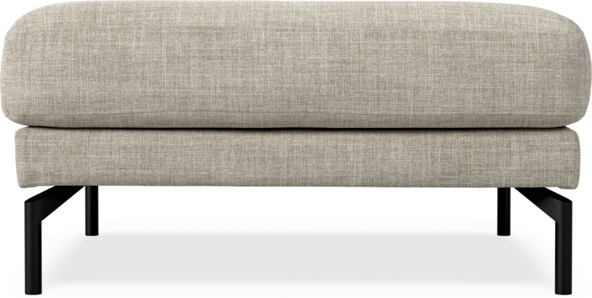 Willow - Fotpall, fast klädsel - Beige