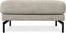 Willow - Fotpall, fast klädsel - Beige