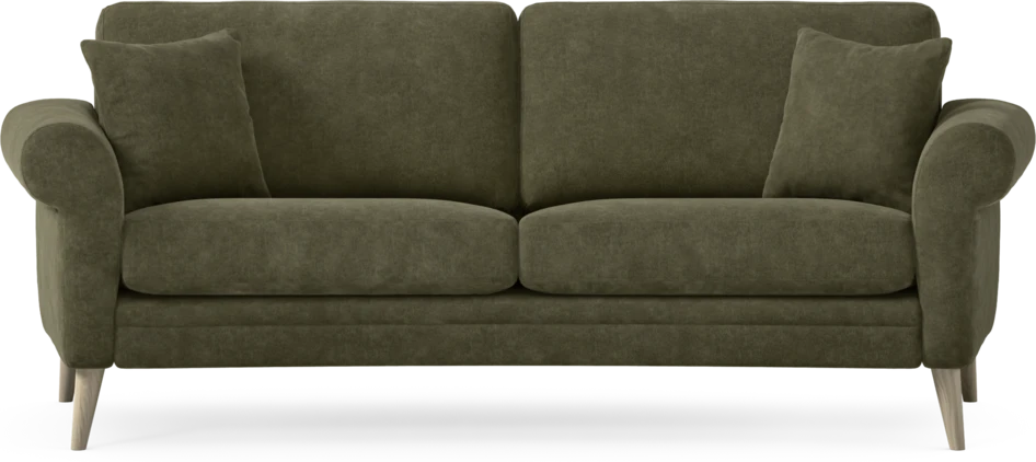 Eden - 2,5-sits soffa svängd - Grön