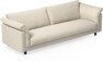 Cherrie - 4-sits soffa, hel dyna, fast klädsel - Beige
