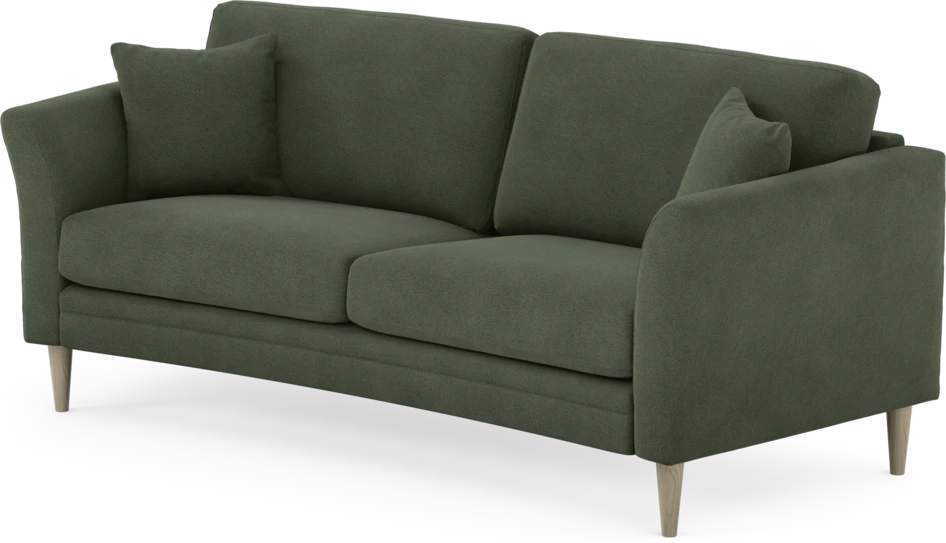 Eden - 2,5-sits soffa svängd - Grön
