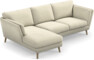 Madison Lux - 2-sits soffa med schäslong vänster - Vit