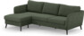 County - 3-sits soffa med flyttbar schäslong - Grön