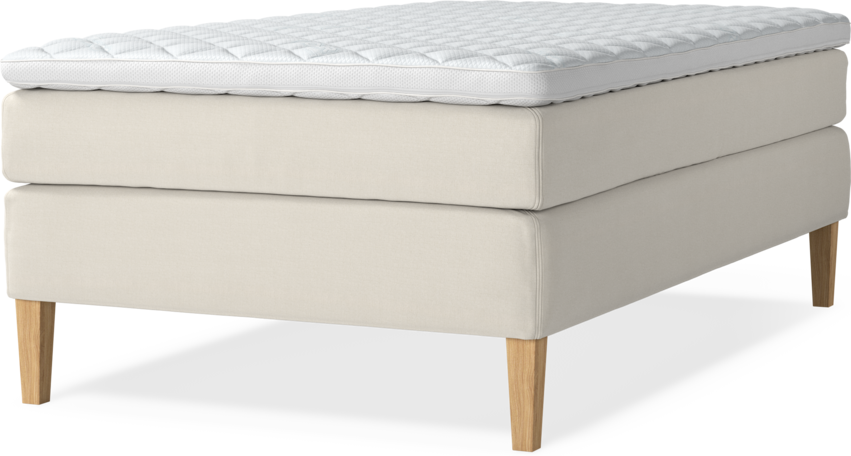 Delux Sense - Kontinentalsäng, enkelsäng 120 cm med bäddmadrass