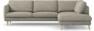 Madison Lux - 3-sits soffa med divan höger - Vit