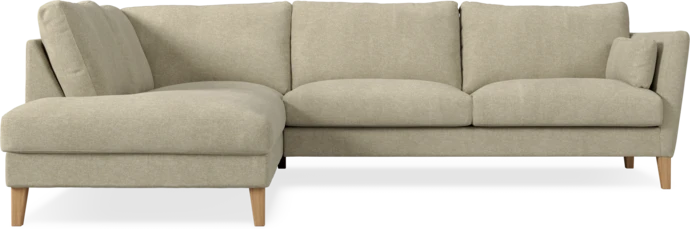 Winston, 3-sits soffa med divan vänster