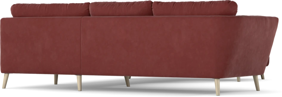 Madison Lux - Hörnsoffa med schäslong höger - Rosa