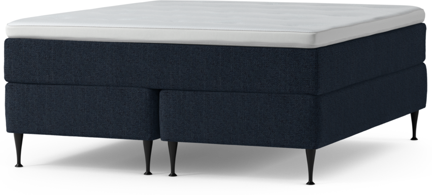 Delux Exclusive - Kontinentalsäng, dubbelsäng med bäddmadrass och sängben