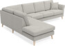 Eden - 3-sits soffa med divan - Grå