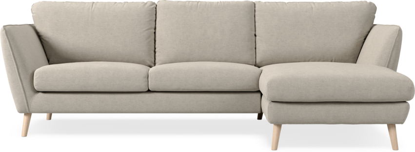 Madison - 2-sits soffa med schäslong höger - Beige
