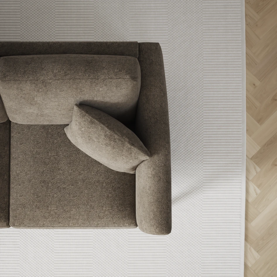 Eden - 2,5-sits soffa - Brun