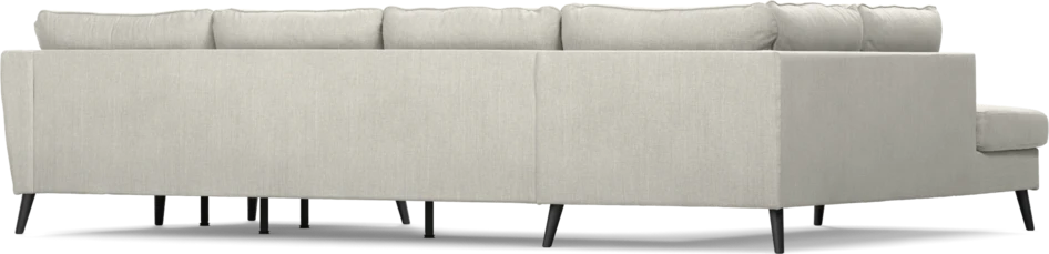 County - 3-sits soffa med divan vänster och schäslong höger - Grå