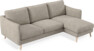 Madison Lux - 2-sits soffa med schäslong höger - Vit