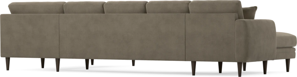 Eden - 3-sits soffa med schäslong vänster och divan höger - Beige