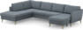 County - 3-sits soffa med divan vänster och schäslong höger - Blå