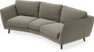 Madison - 3-sits soffa svängd, 70 cm - Grön