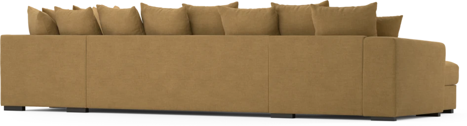 Town - 3-sits soffa med divan höger och schäslong vänster - Gul