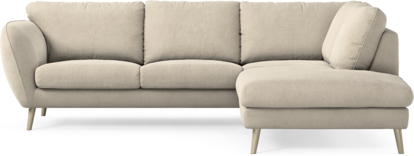 Madison Lux - 2-sits soffa med divan höger - Beige