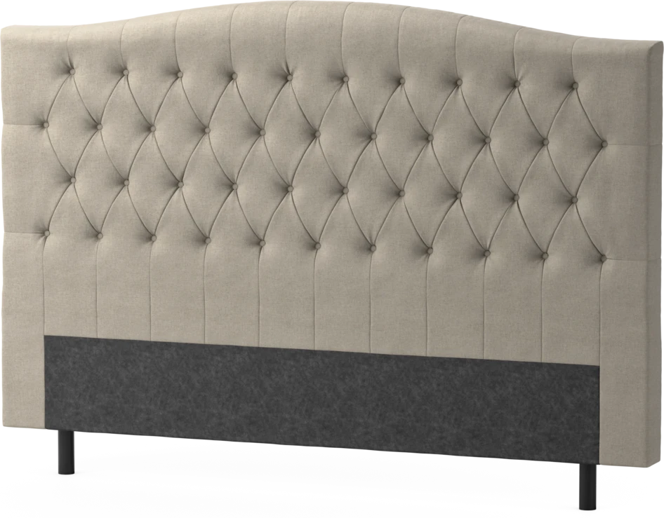 Delux Välvd - Sänggavel, 90-210 cm - Beige