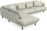 Harper - 3-sits soffa med divan vänster - Beige