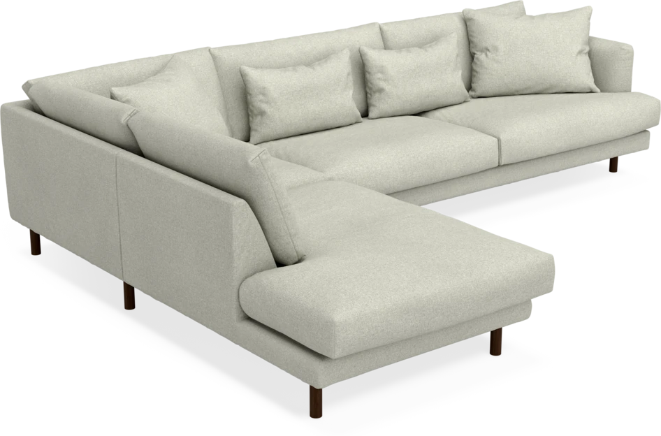 Harper - 3-sits soffa med divan vänster - Beige