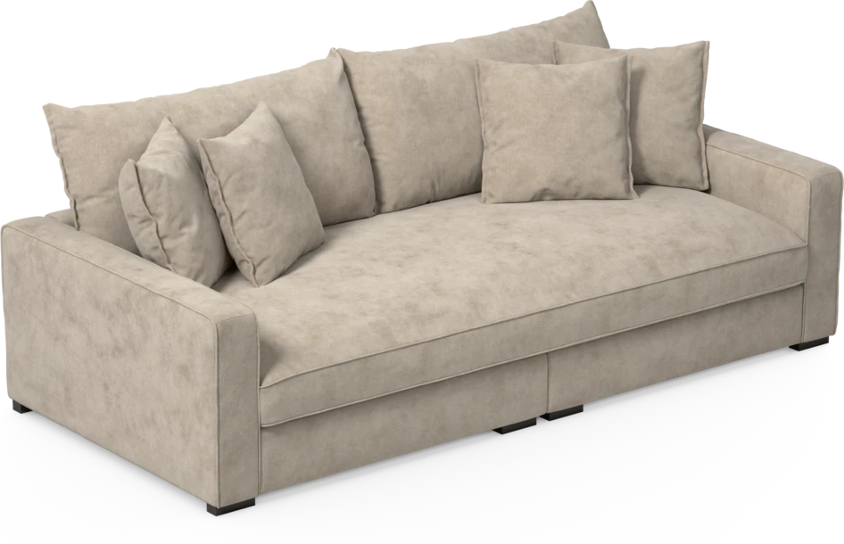 Rossi - 3-sits soffa, hel dyna - Beige