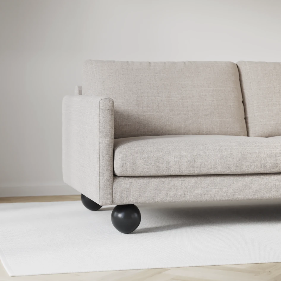Madison - 2-sits soffa med divan vänster och schäslong höger - Beige