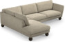 Madison - 3-sits soffa med divan vänster - Beige