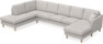 Eden - 3-sits soffa med divan vänster och schäslong höger - Grå