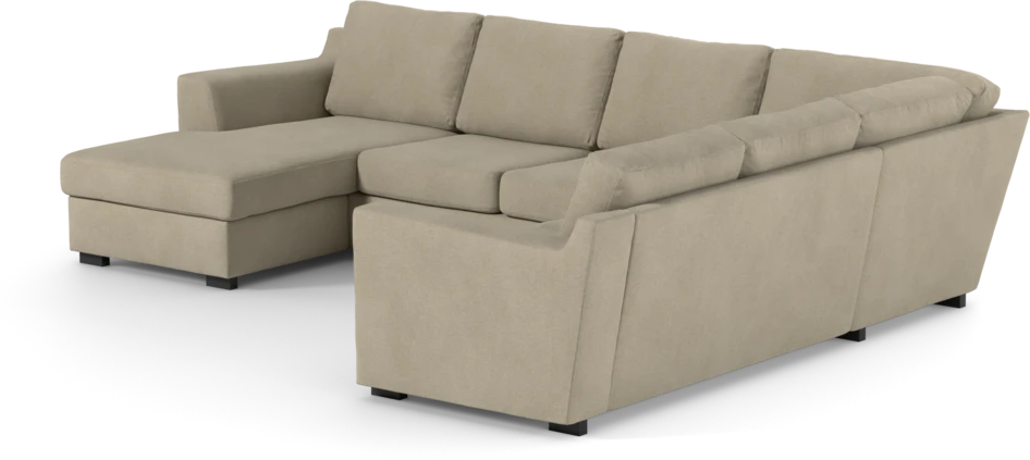 Friday - Hörnsoffa, 3+2-sits med schäslong vänster - Beige