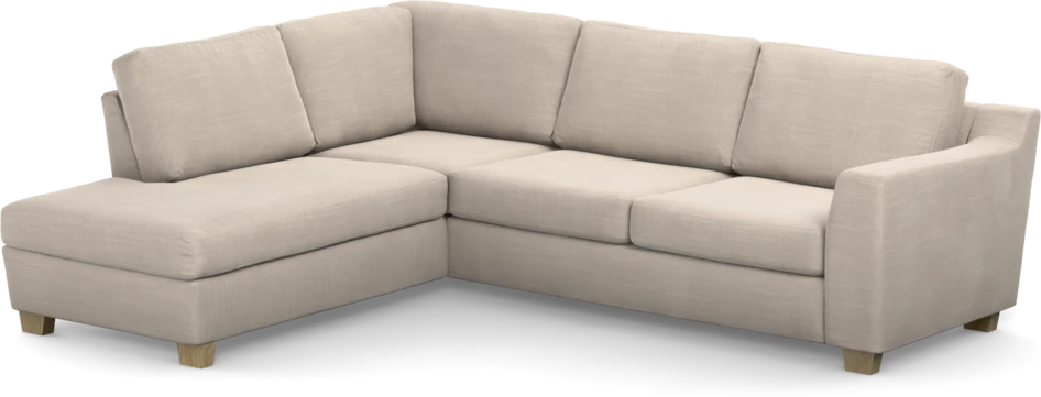 Friday - 2,5-sits soffa med divan vänster - Beige
