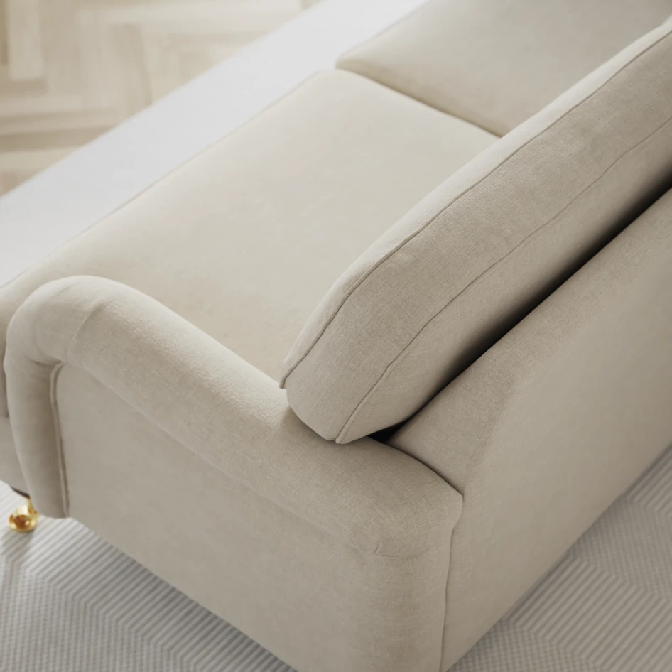 Oxford - 3-sits soffa svängd - Beige