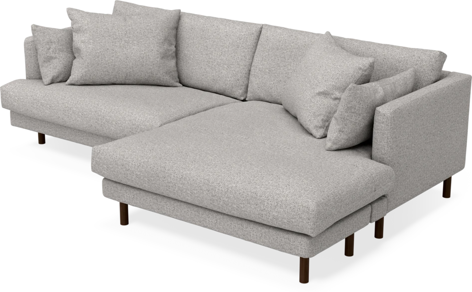 Harper - 4-sits med schäslong XL höger - Vit