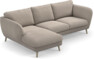 Madison Lux - 2-sits soffa med schäslong vänster - Beige