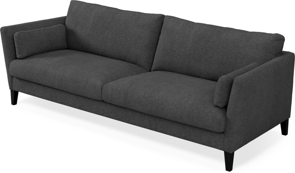 Winston - 4-sits soffa - Svart