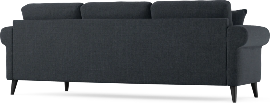 Eden - 3-sits soffa svängd - Blå