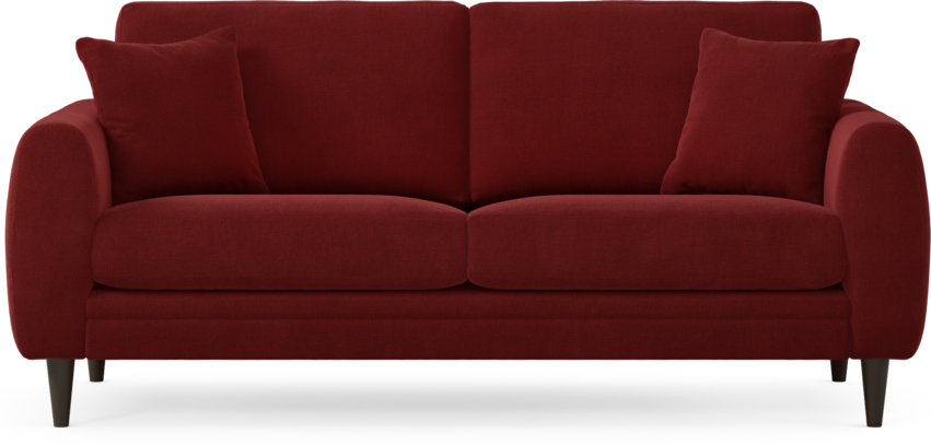Eden - 2,5-sits soffa - Röd