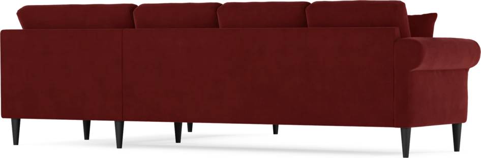 Eden - Hörnsoffa, 3+2-sits - Röd