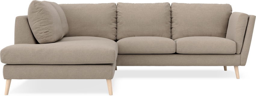 Madison - 2-sits soffa med divan vänster - Beige
