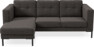 Rio - 3-sits soffa med schäslong vänster - Grå